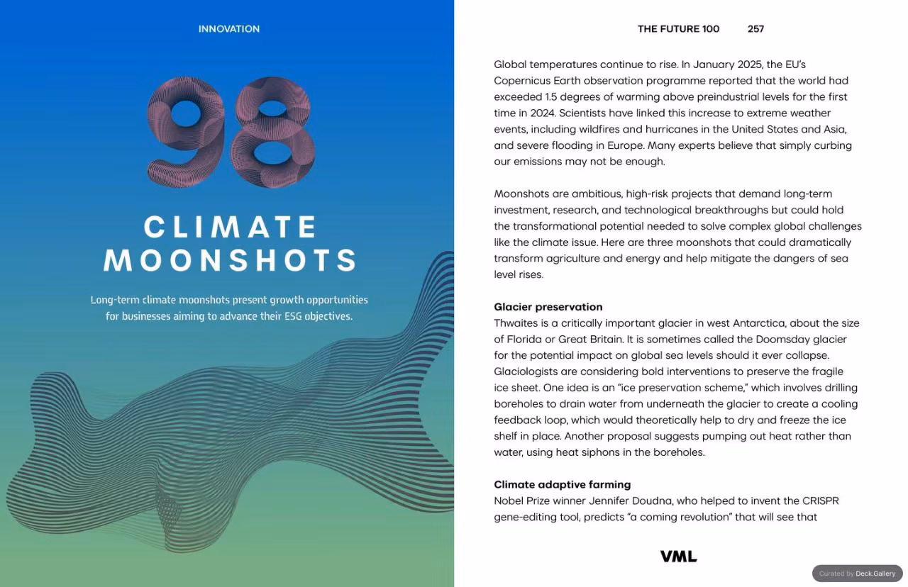 VML Intelligence The Future 100: Trends & Change to Watch in 2025, slide 257