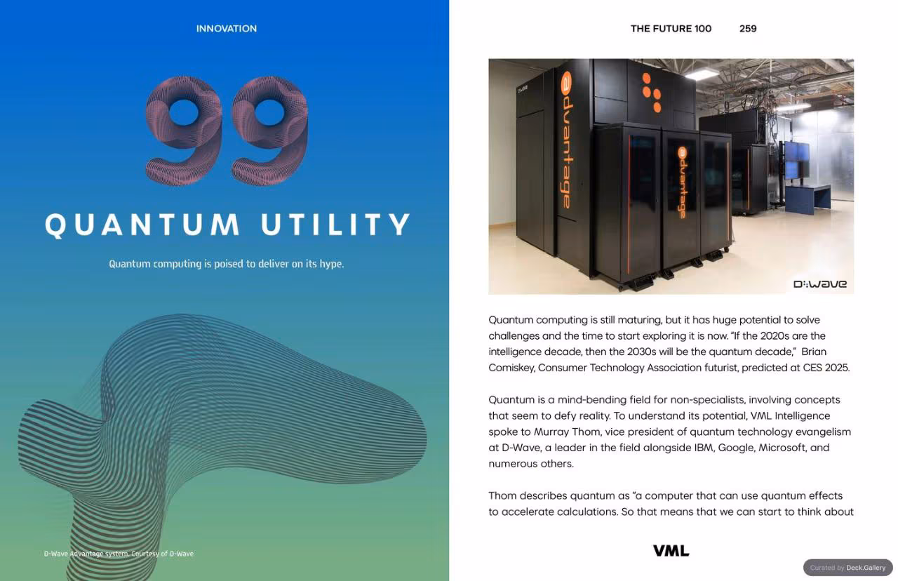 VML Intelligence The Future 100: Trends & Change to Watch in 2025, slide 259