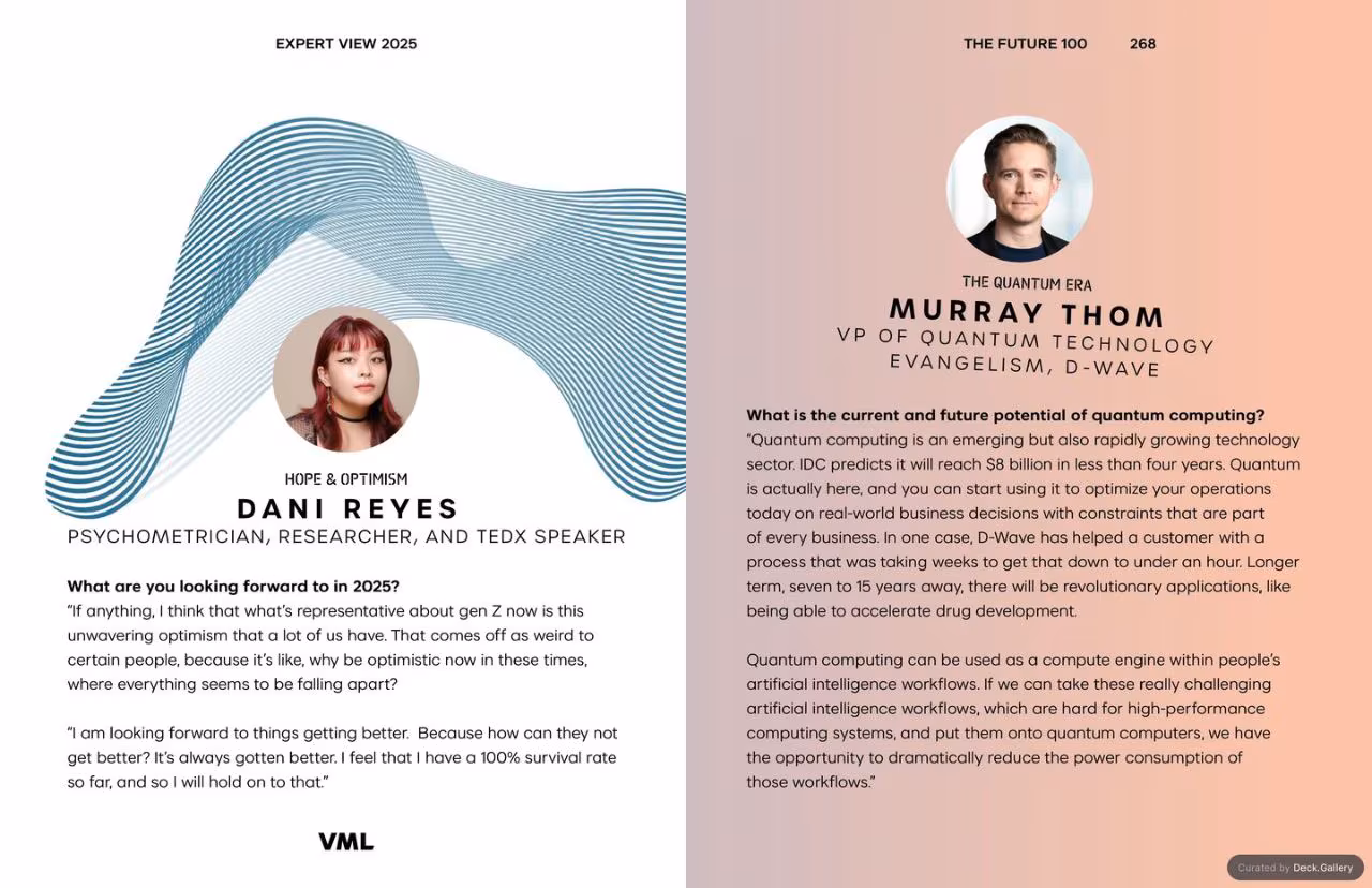 VML Intelligence The Future 100: Trends & Change to Watch in 2025, slide 268