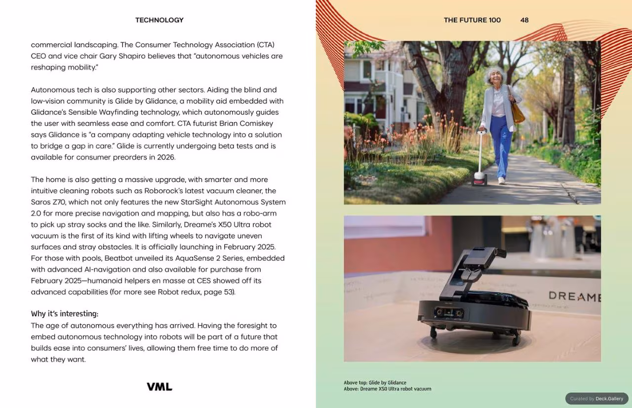 VML Intelligence The Future 100: Trends & Change to Watch in 2025, slide 48