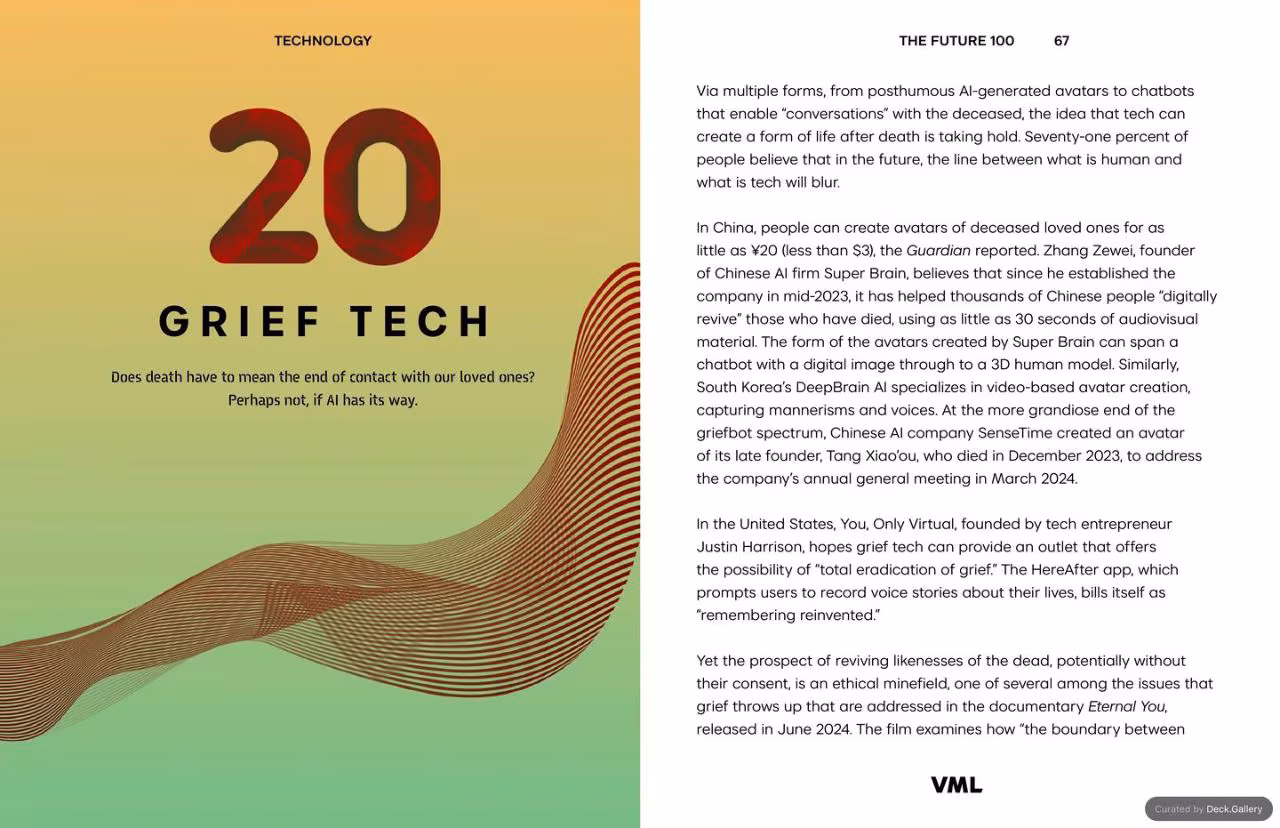 VML Intelligence The Future 100: Trends & Change to Watch in 2025, slide 67