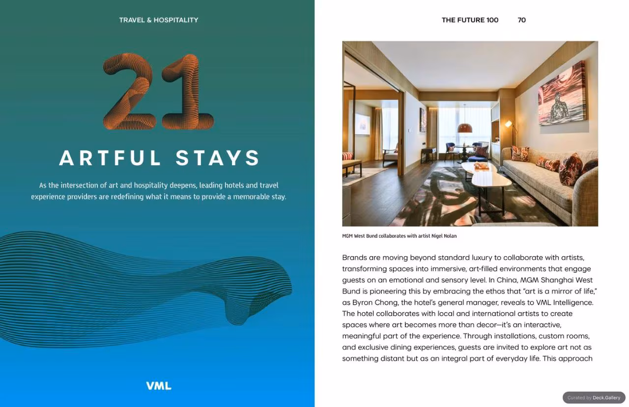 VML Intelligence The Future 100: Trends & Change to Watch in 2025, slide 70