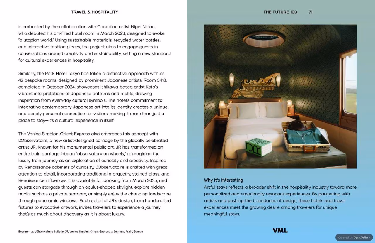 VML Intelligence The Future 100: Trends & Change to Watch in 2025, slide 71