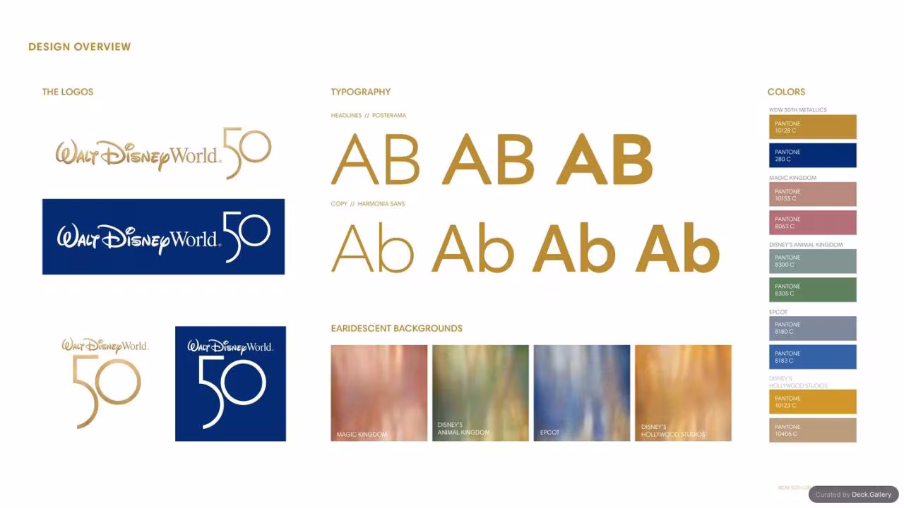 Walt Disney World Brand Guidelines 2021, slide 44