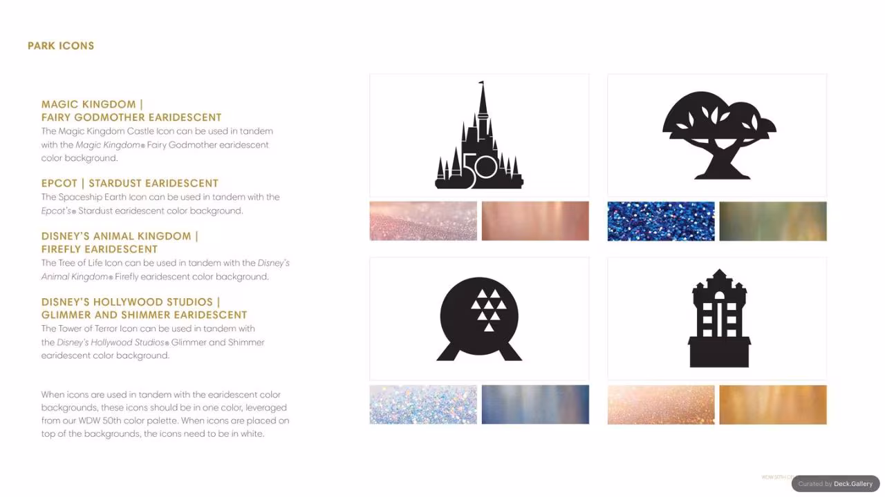 Walt Disney World Brand Guidelines 2021, slide 59