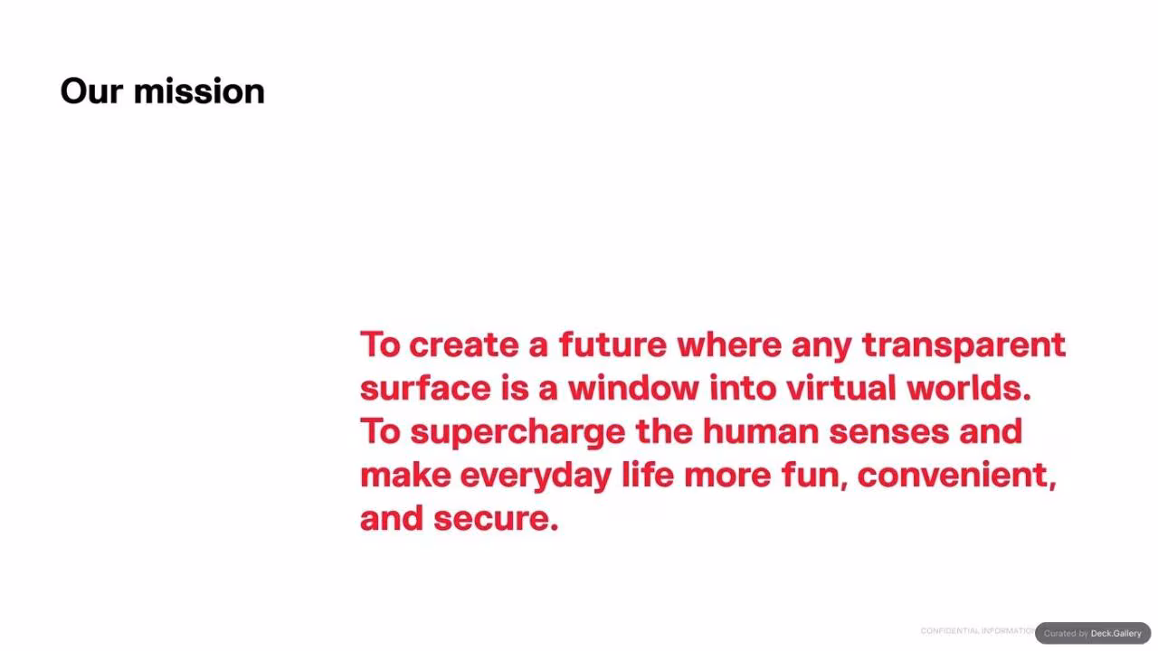 WayRay Pitch Deck 2023