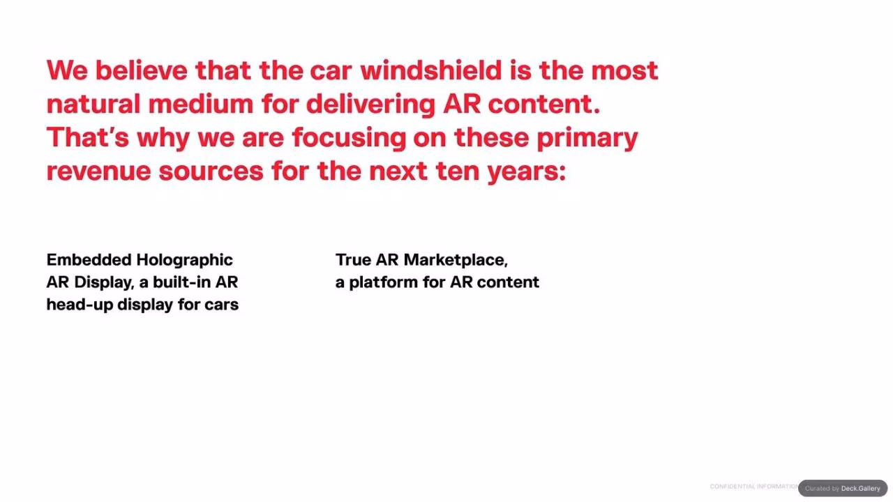 WayRay Pitch Deck 2023, slide 4
