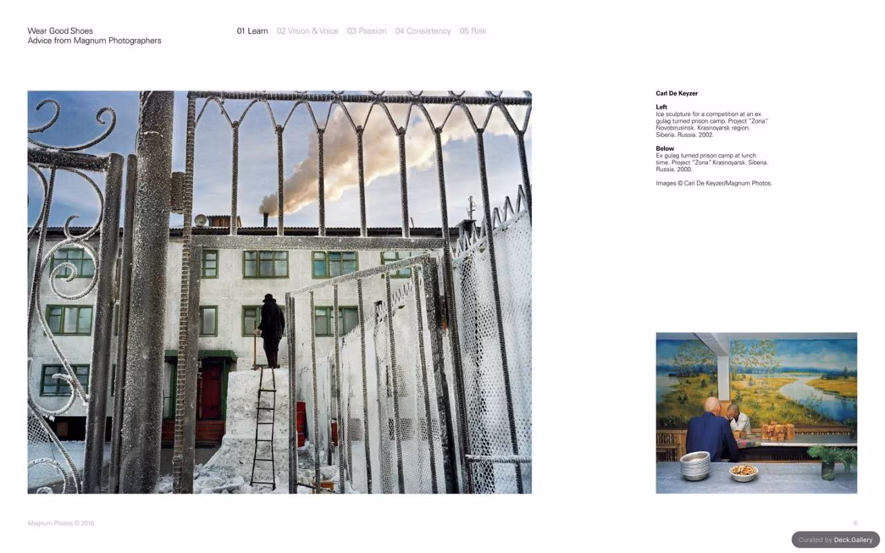 Wear Good Shoes: Advice from Magnum Photographers, slide 6