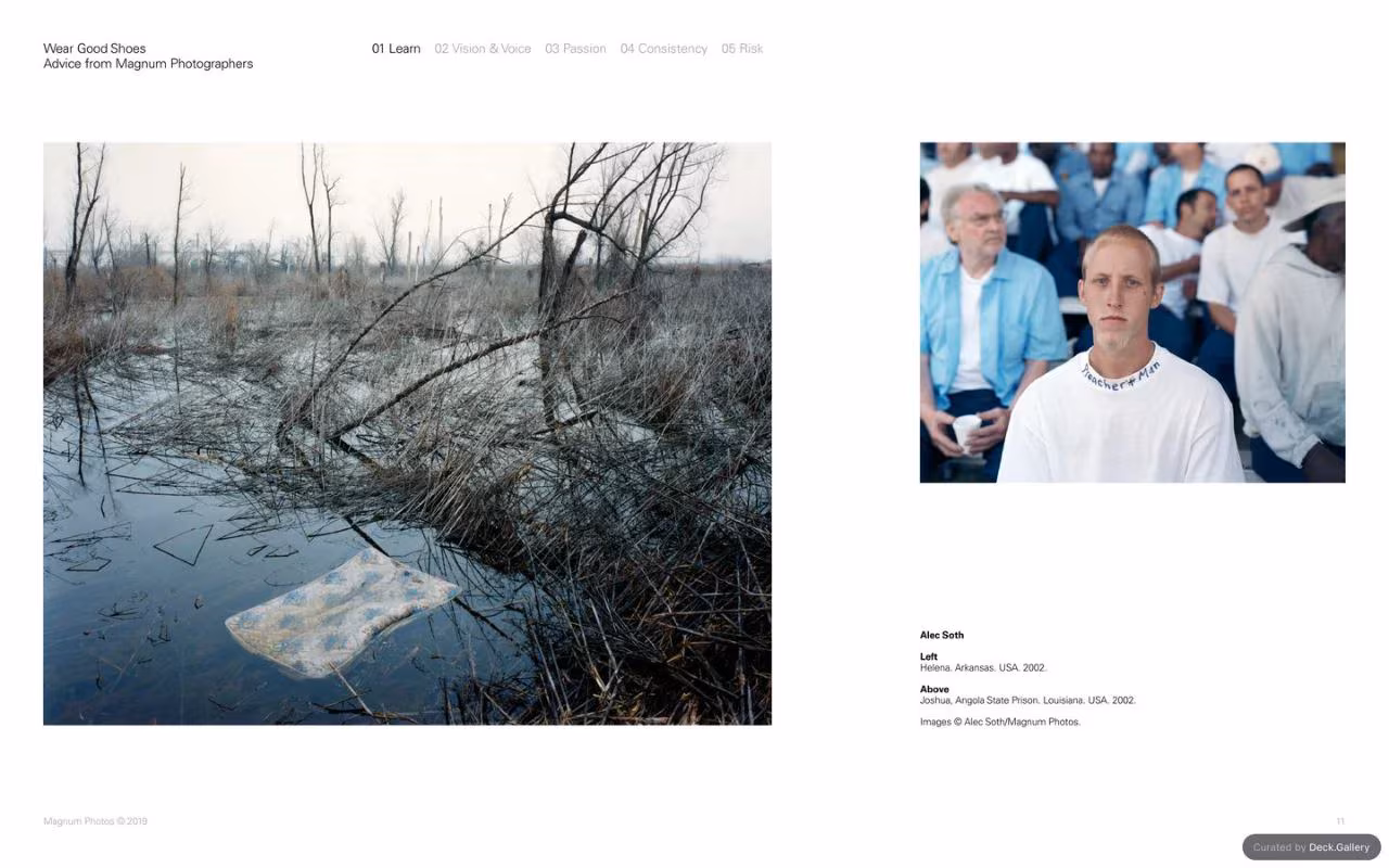 Wear Good Shoes: Advice from Magnum Photographers, slide 11