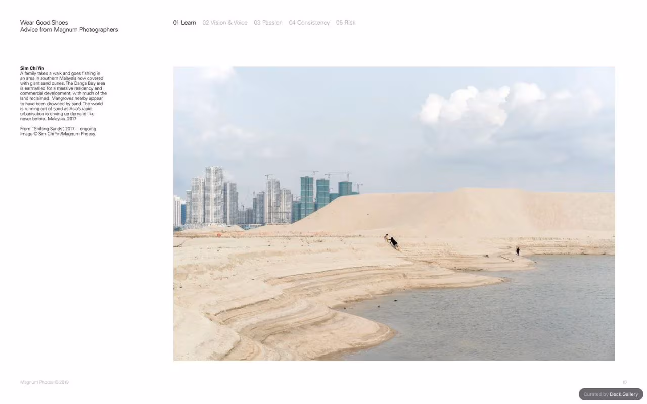 Wear Good Shoes: Advice from Magnum Photographers, slide 19