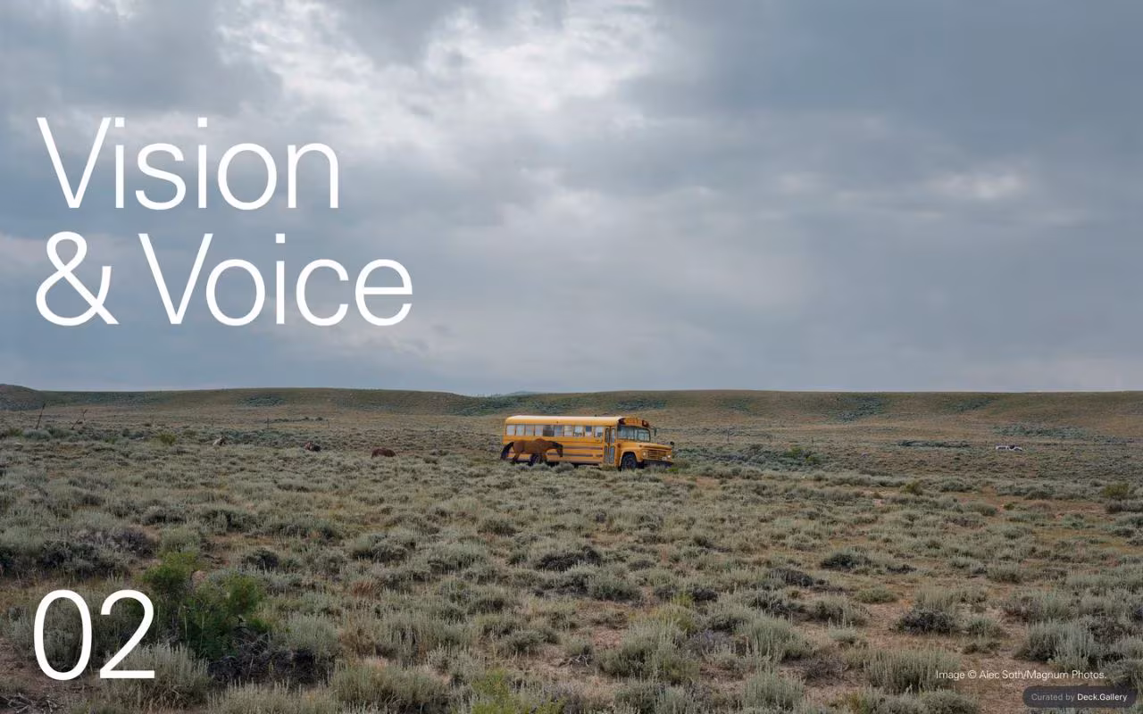 Wear Good Shoes: Advice from Magnum Photographers, slide 23