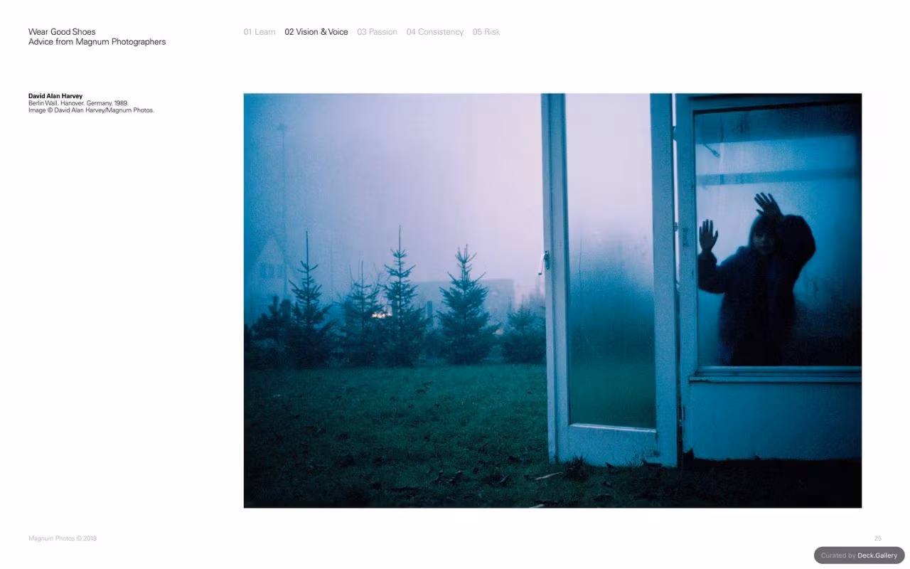 Wear Good Shoes: Advice from Magnum Photographers, slide 25