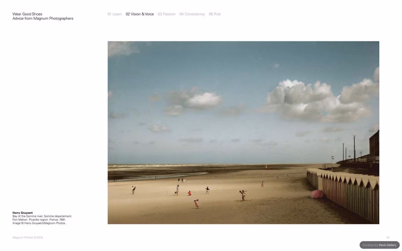 Wear Good Shoes: Advice from Magnum Photographers, slide 43
