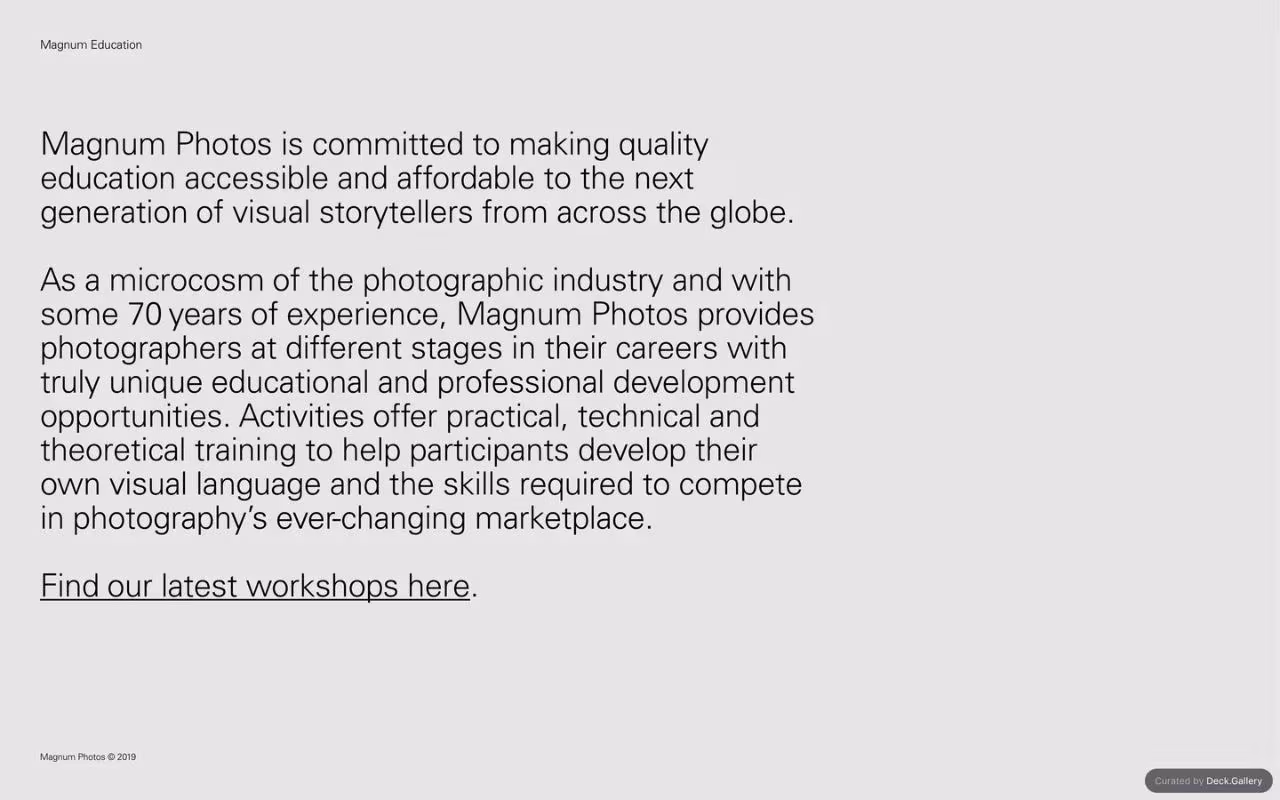 Wear Good Shoes: Advice from Magnum Photographers, slide 68