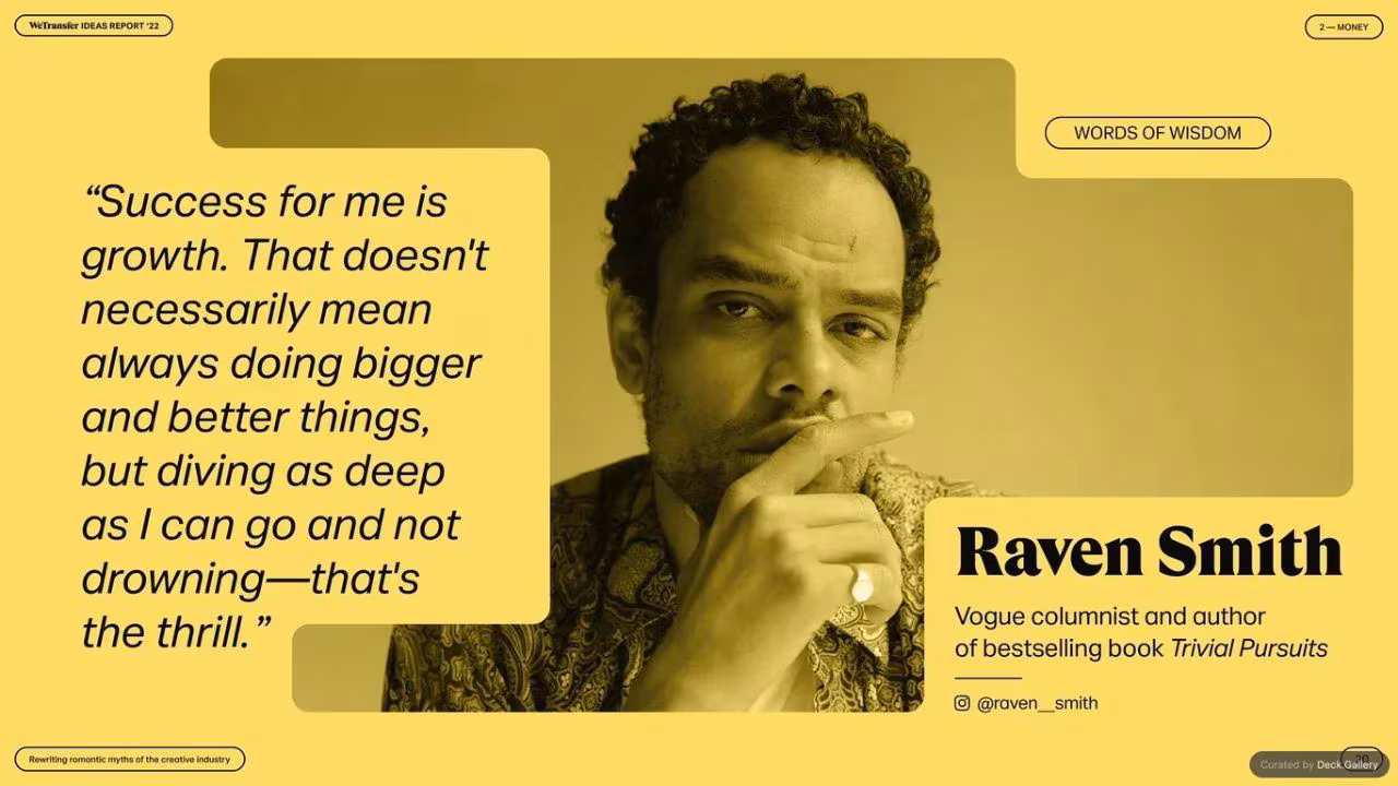 WeTransfer Ideas Report 2022, slide 20