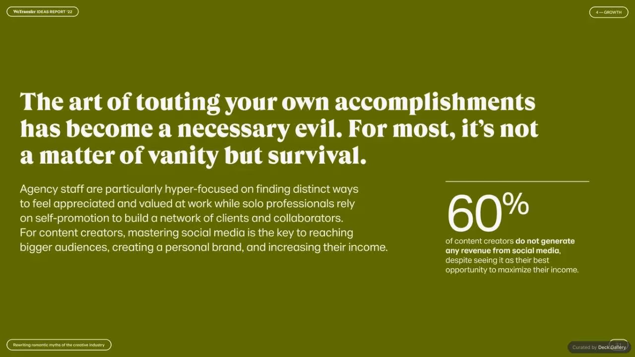 WeTransfer Ideas Report 2022, slide 31