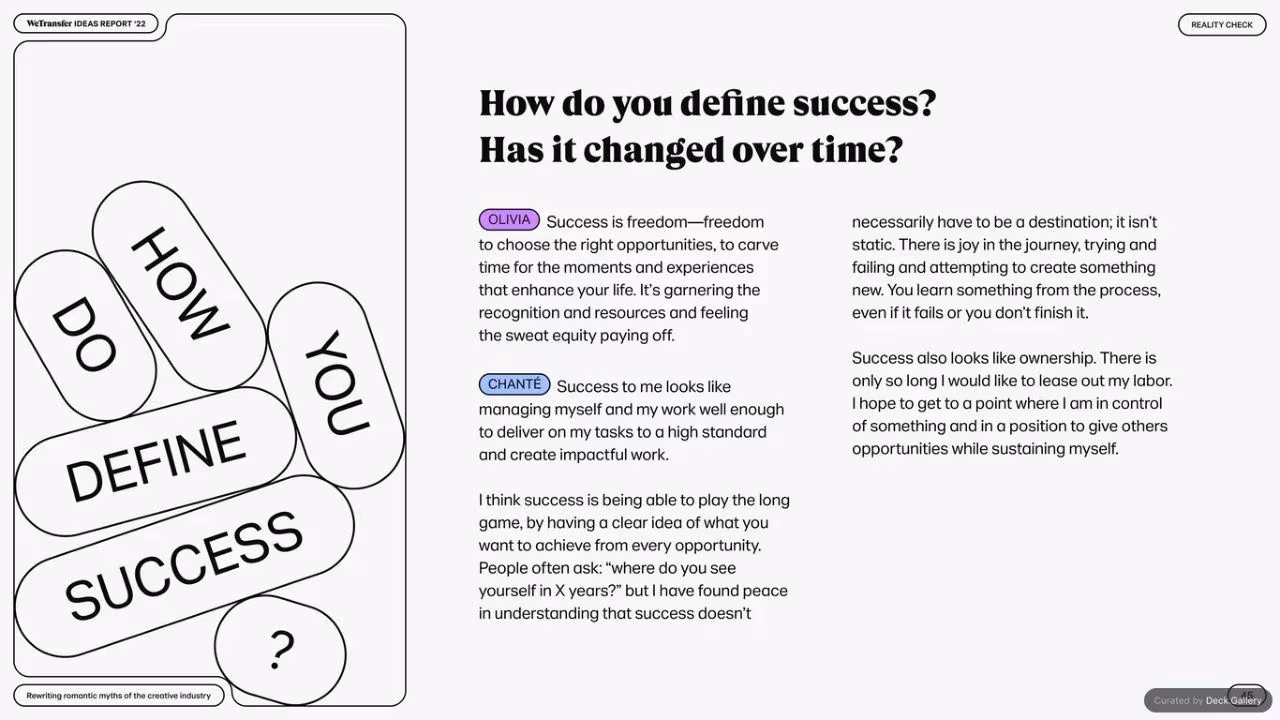 WeTransfer Ideas Report 2022, slide 45