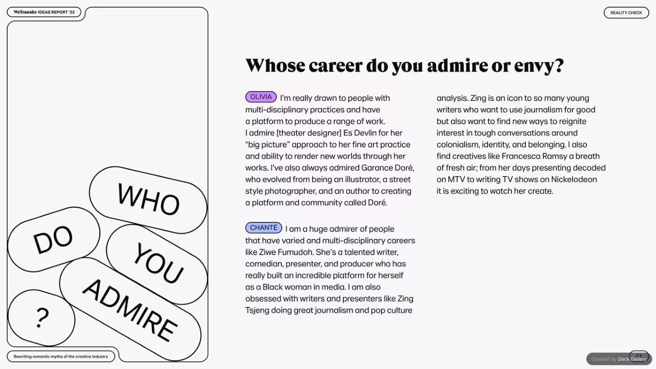 WeTransfer Ideas Report 2022, slide 51