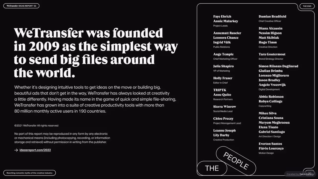 WeTransfer Ideas Report 2022, slide 56