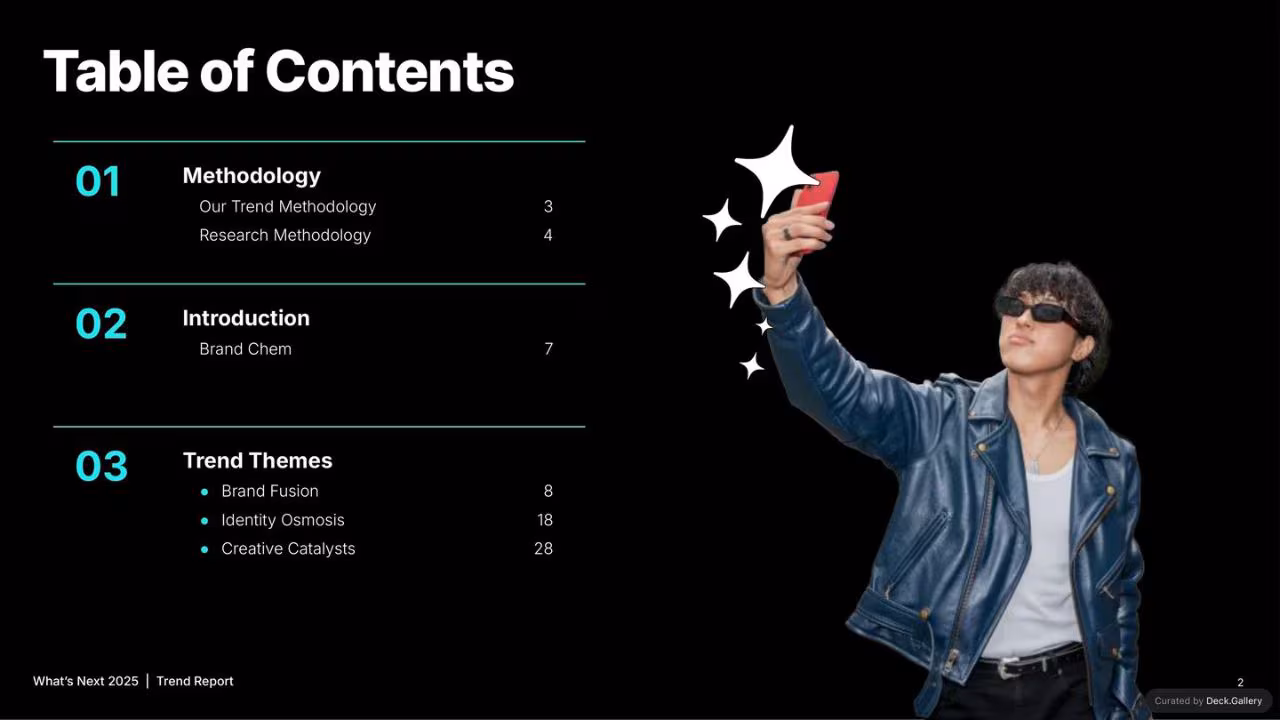 TikTok What's Next Trend Report 2025, slide 2
