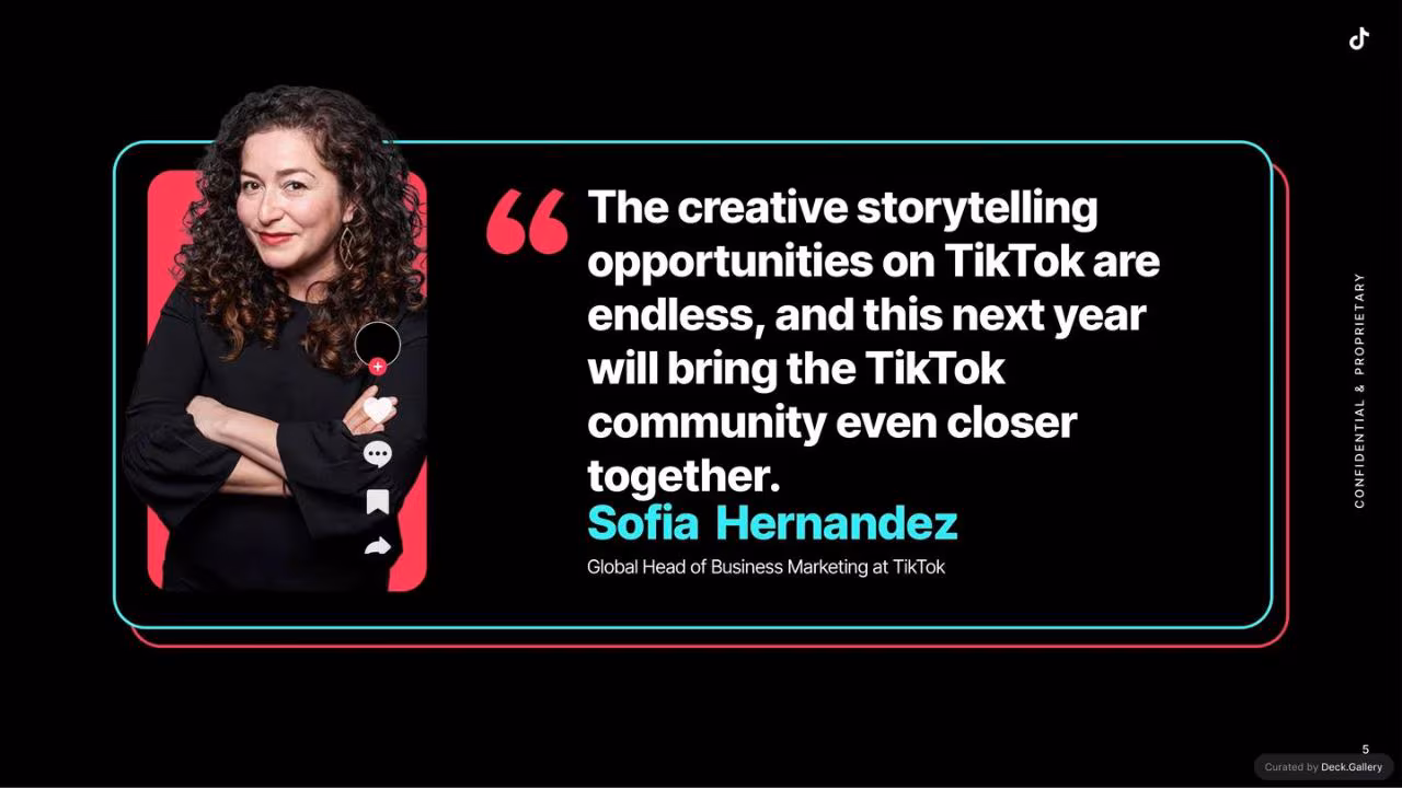 TikTok What's Next Trend Report 2025, slide 5