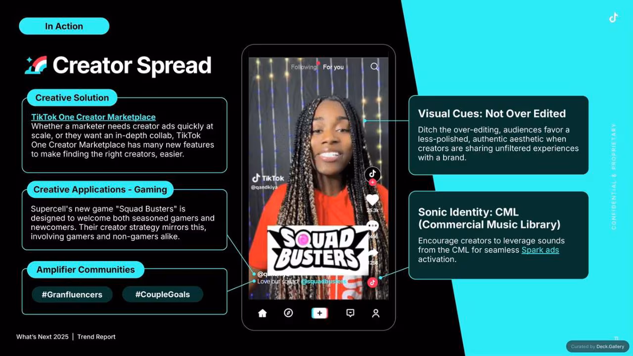 TikTok What's Next Trend Report 2025, slide 11