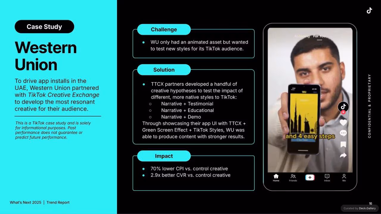 TikTok What's Next Trend Report 2025, slide 16