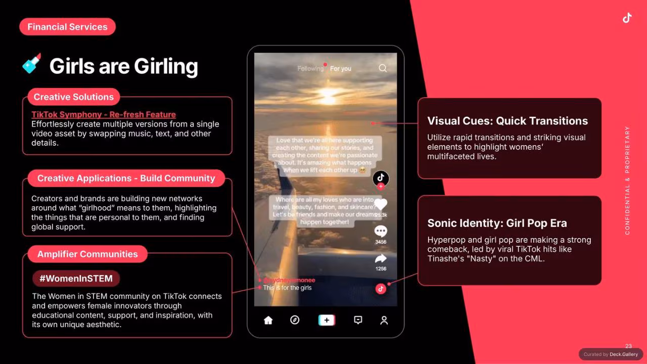 TikTok What's Next Trend Report 2025, slide 23