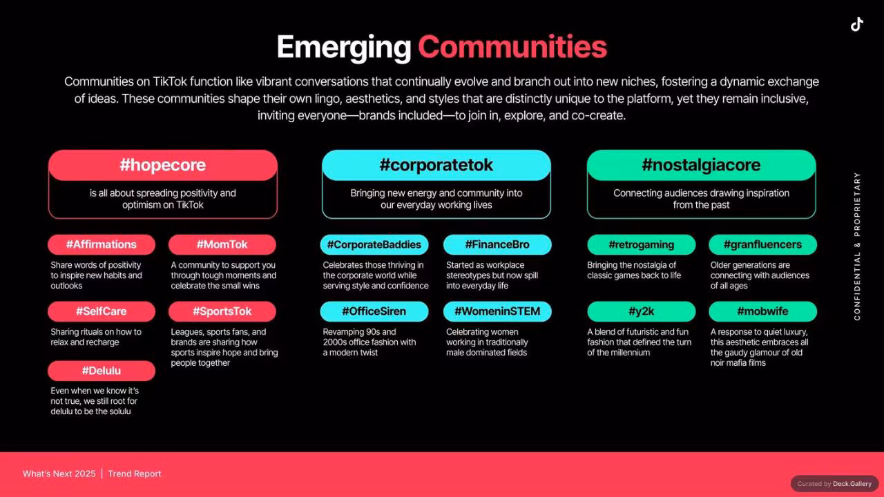 TikTok What's Next Trend Report 2025, slide 27