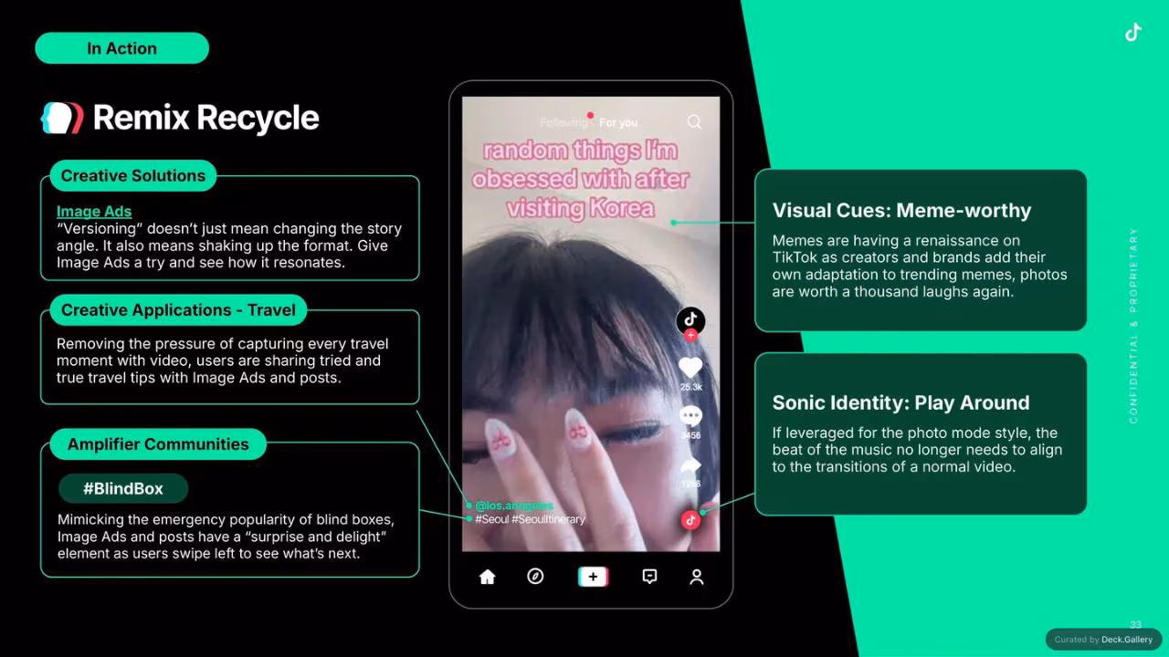 TikTok What's Next Trend Report 2025, slide 33