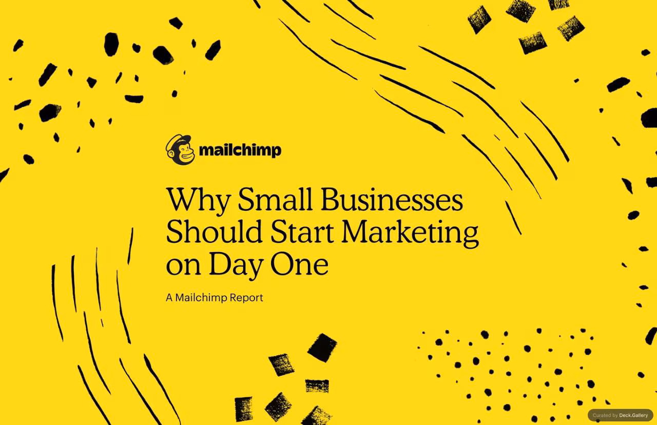 Mailchimp Small Business Marketing Report