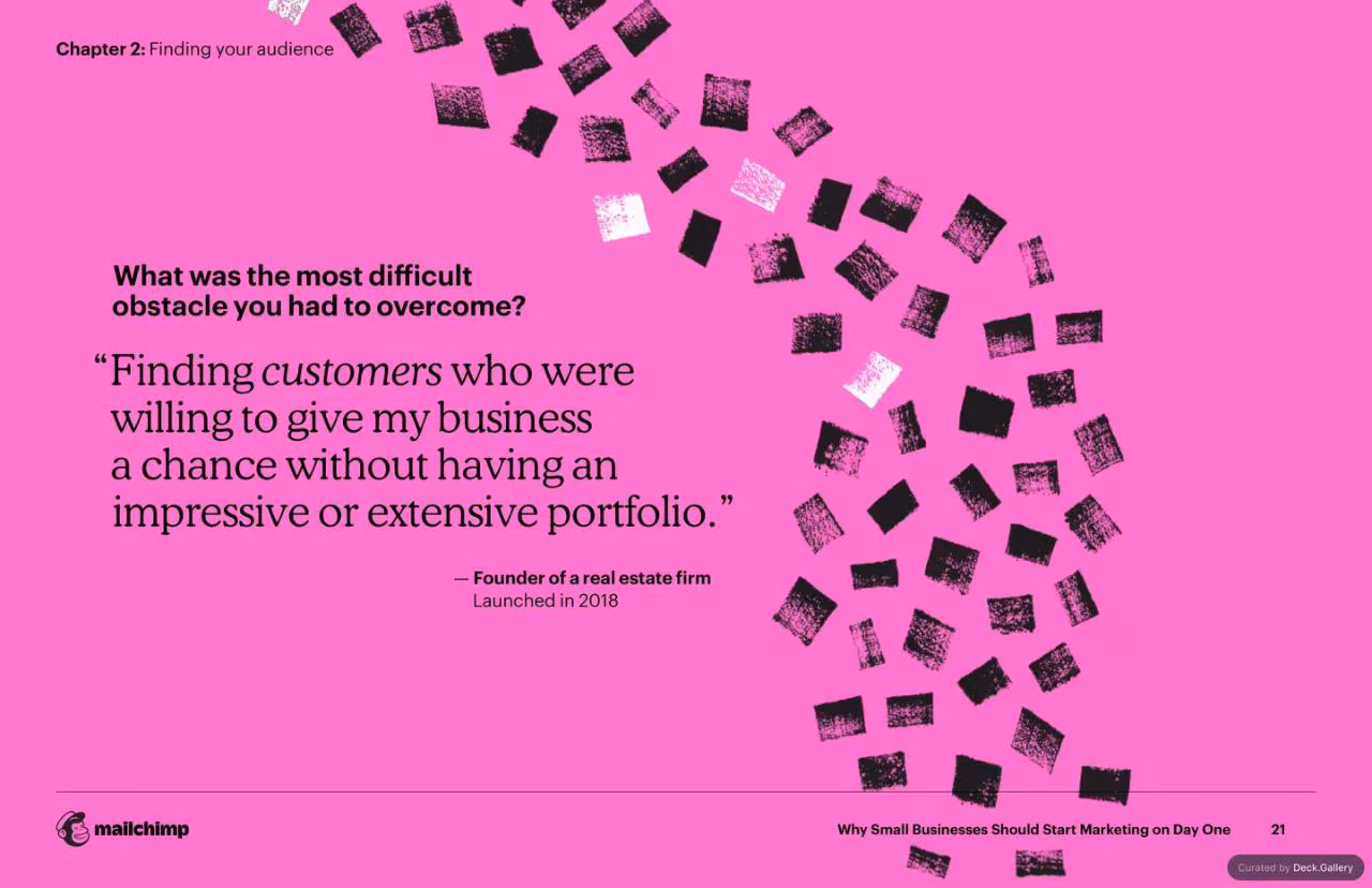 Mailchimp Small Business Marketing Report, slide 21