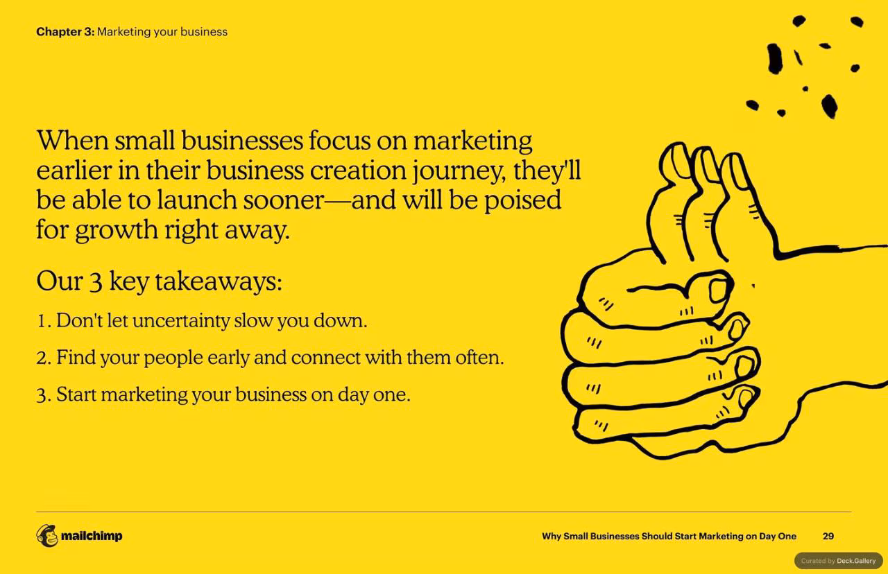 Mailchimp Small Business Marketing Report, slide 29