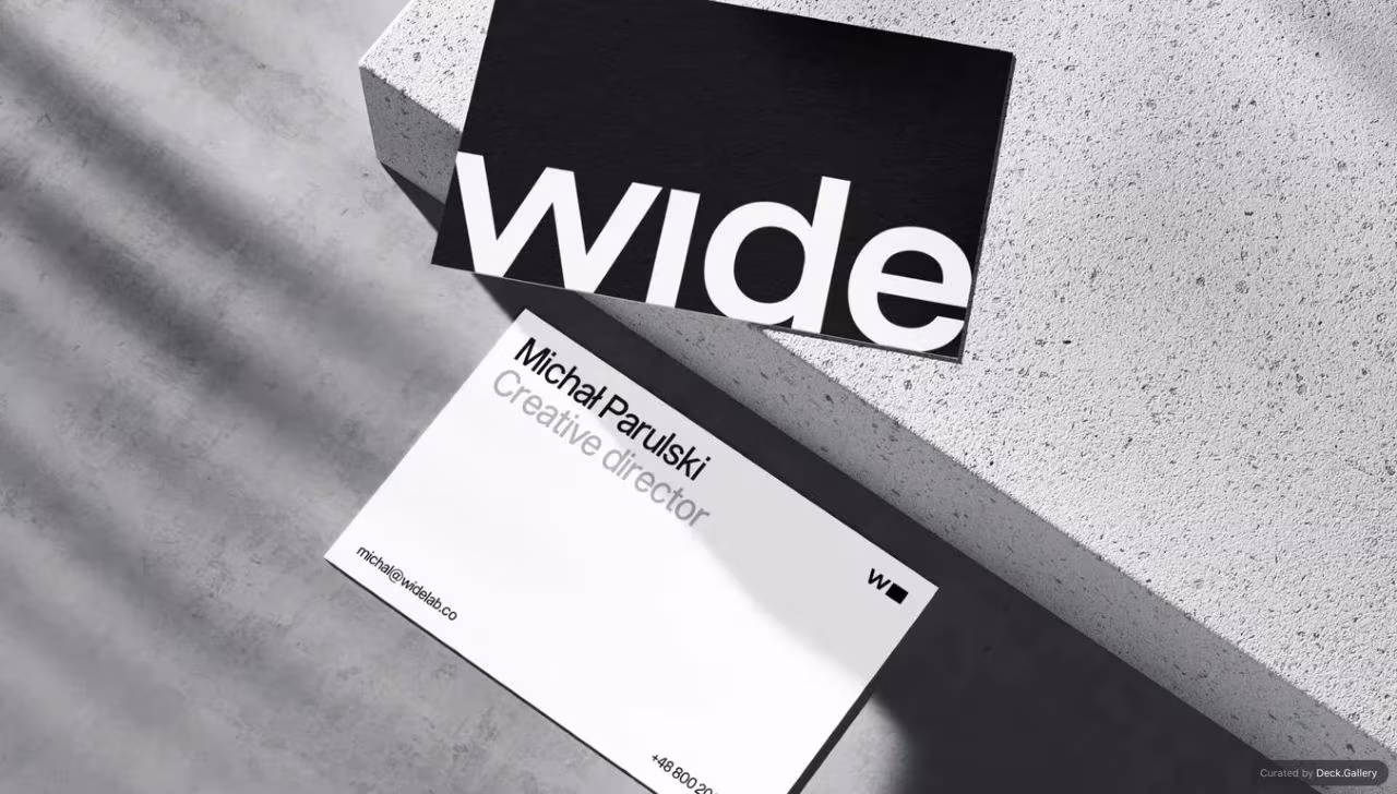 Widelabs Brand Guidelines 2017, slide 15