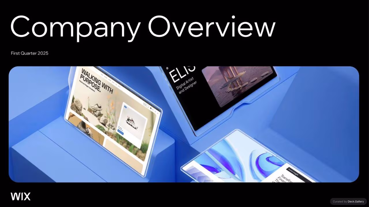Wix Company Overview Q1 2025