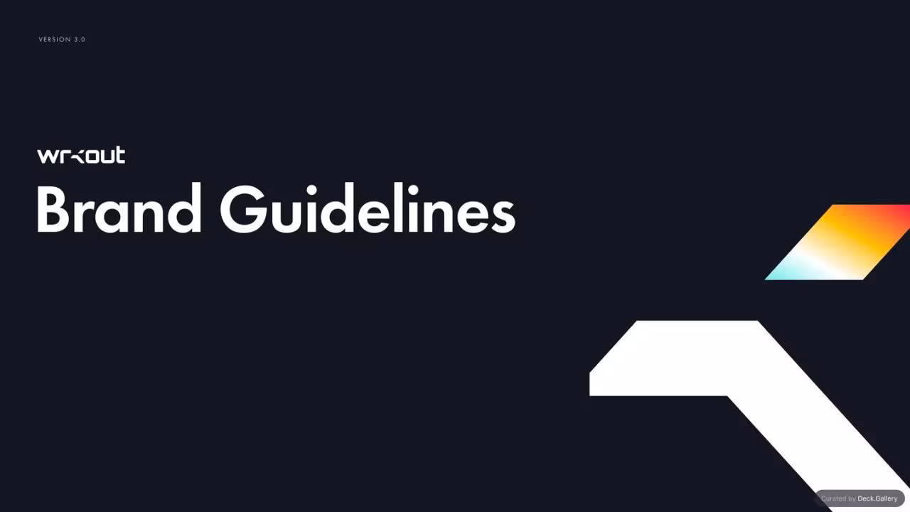 WRKOUT Brand Guidelines 2020