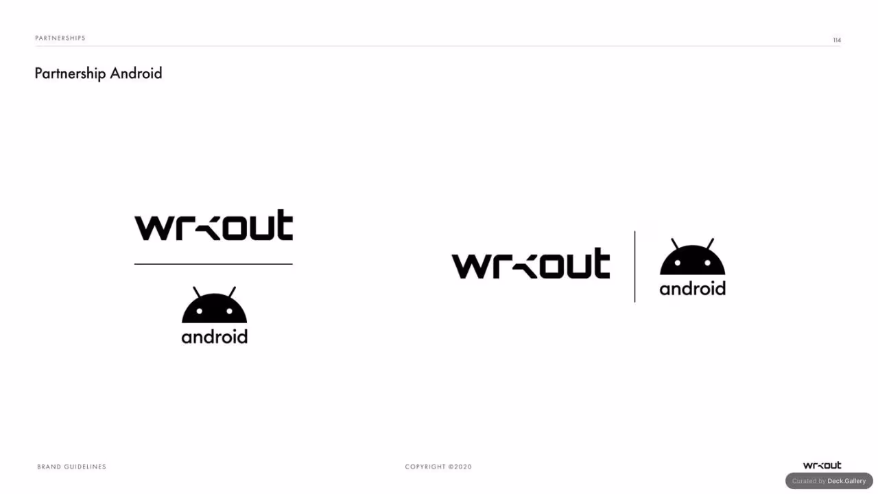 WRKOUT Brand Guidelines 2020, slide 114