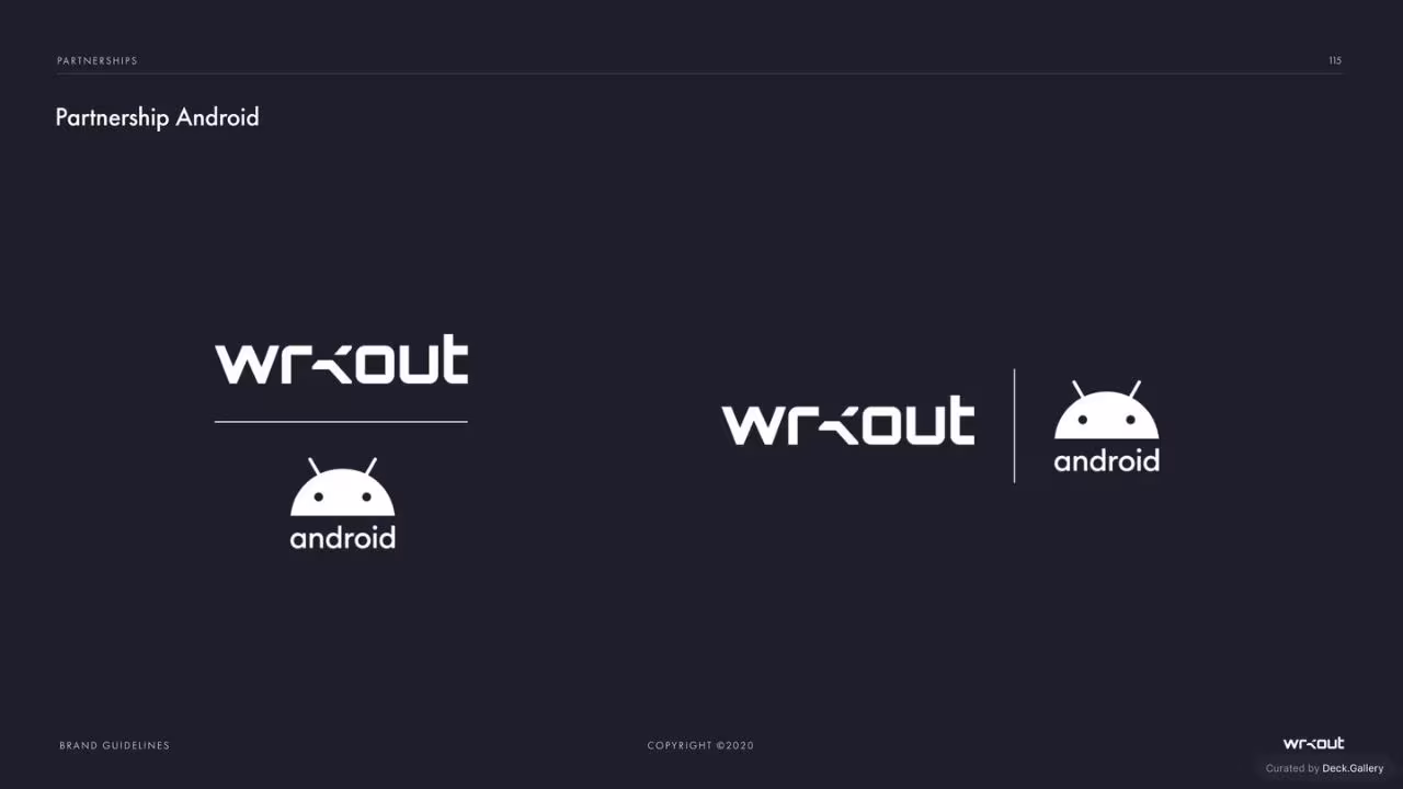 WRKOUT Brand Guidelines 2020, slide 115
