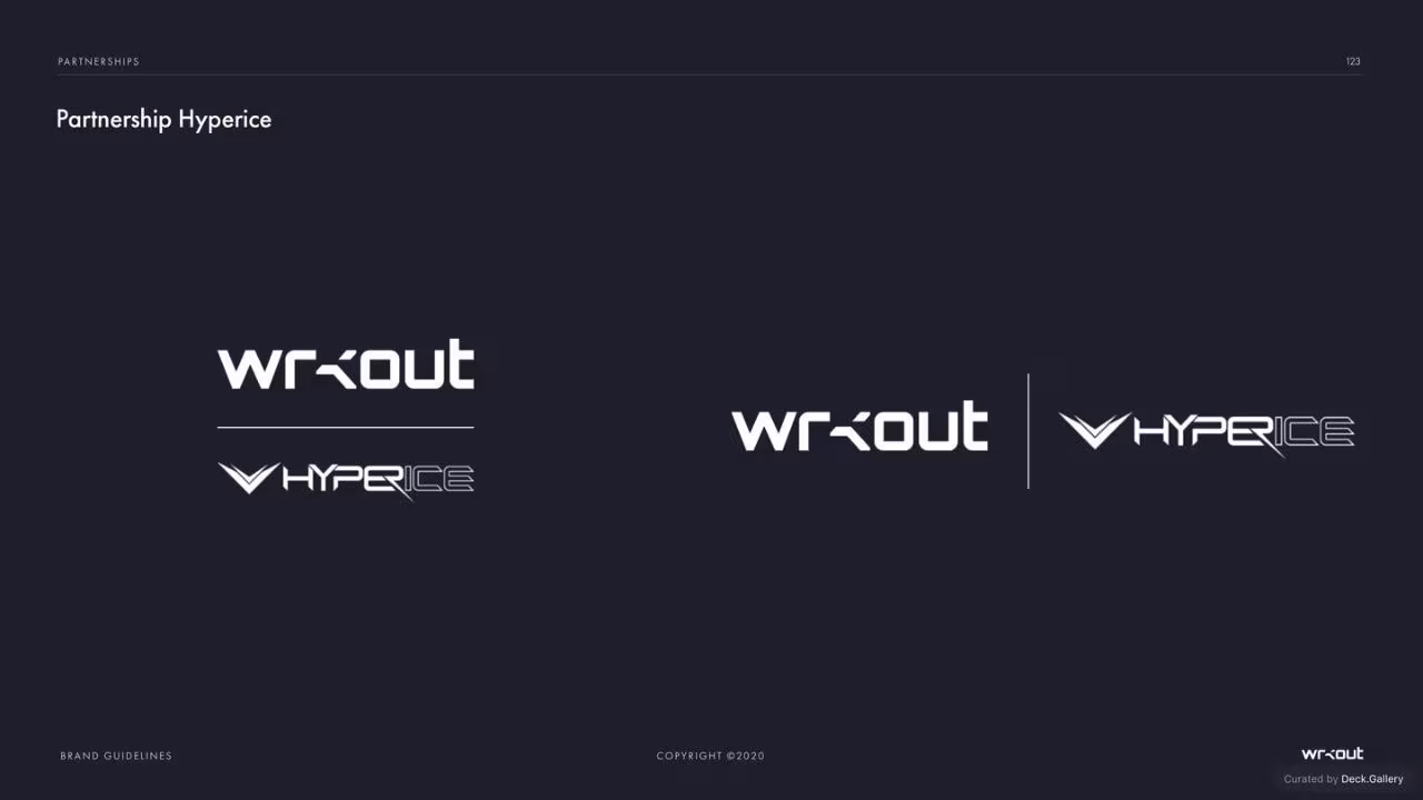 WRKOUT Brand Guidelines 2020, slide 123