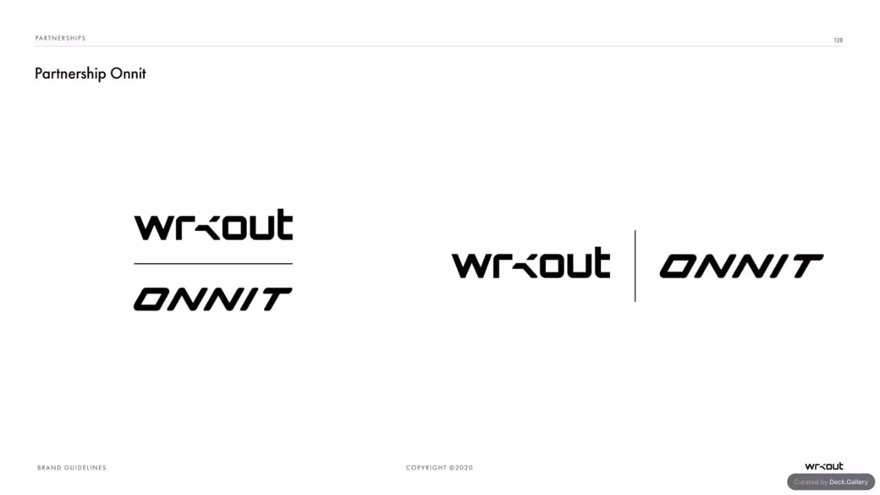 WRKOUT Brand Guidelines 2020, slide 128