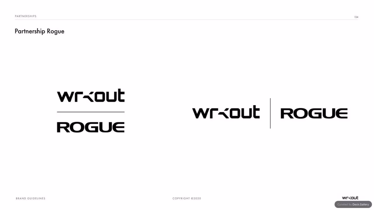 WRKOUT Brand Guidelines 2020, slide 134