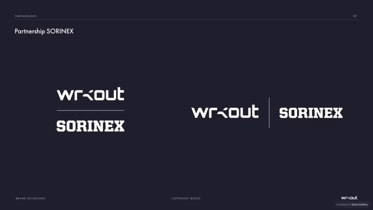 WRKOUT Brand Guidelines 2020, slide 137