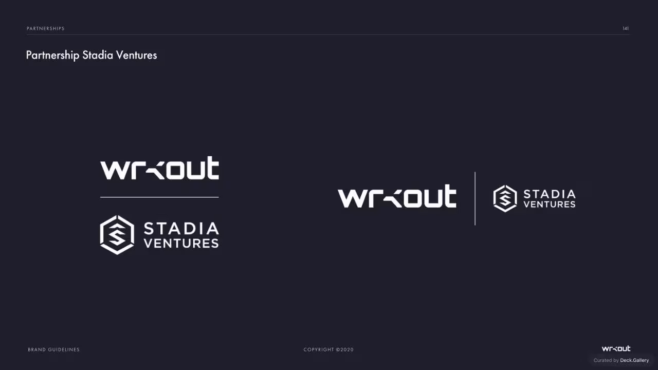 WRKOUT Brand Guidelines 2020, slide 141