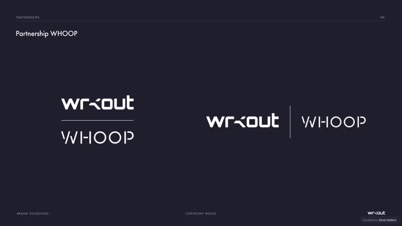WRKOUT Brand Guidelines 2020, slide 143