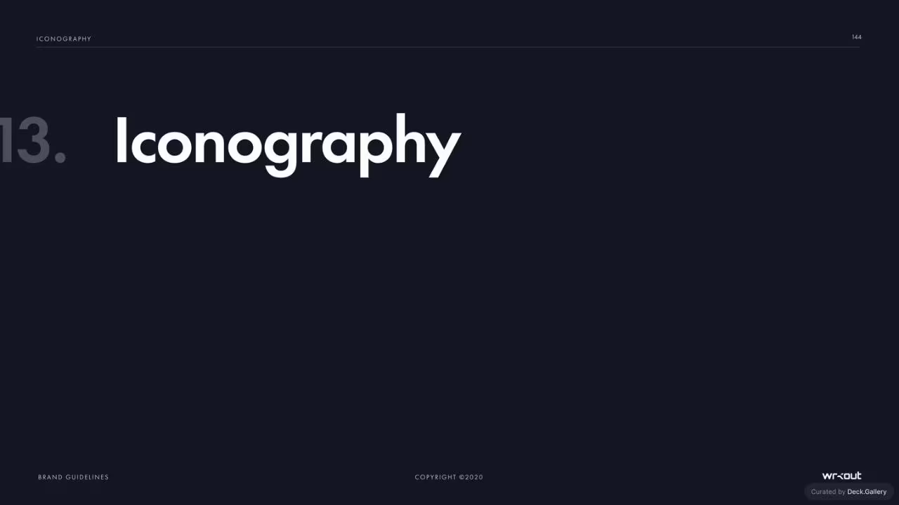 WRKOUT Brand Guidelines 2020, slide 144