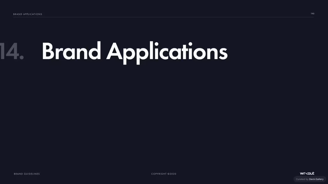 WRKOUT Brand Guidelines 2020, slide 146