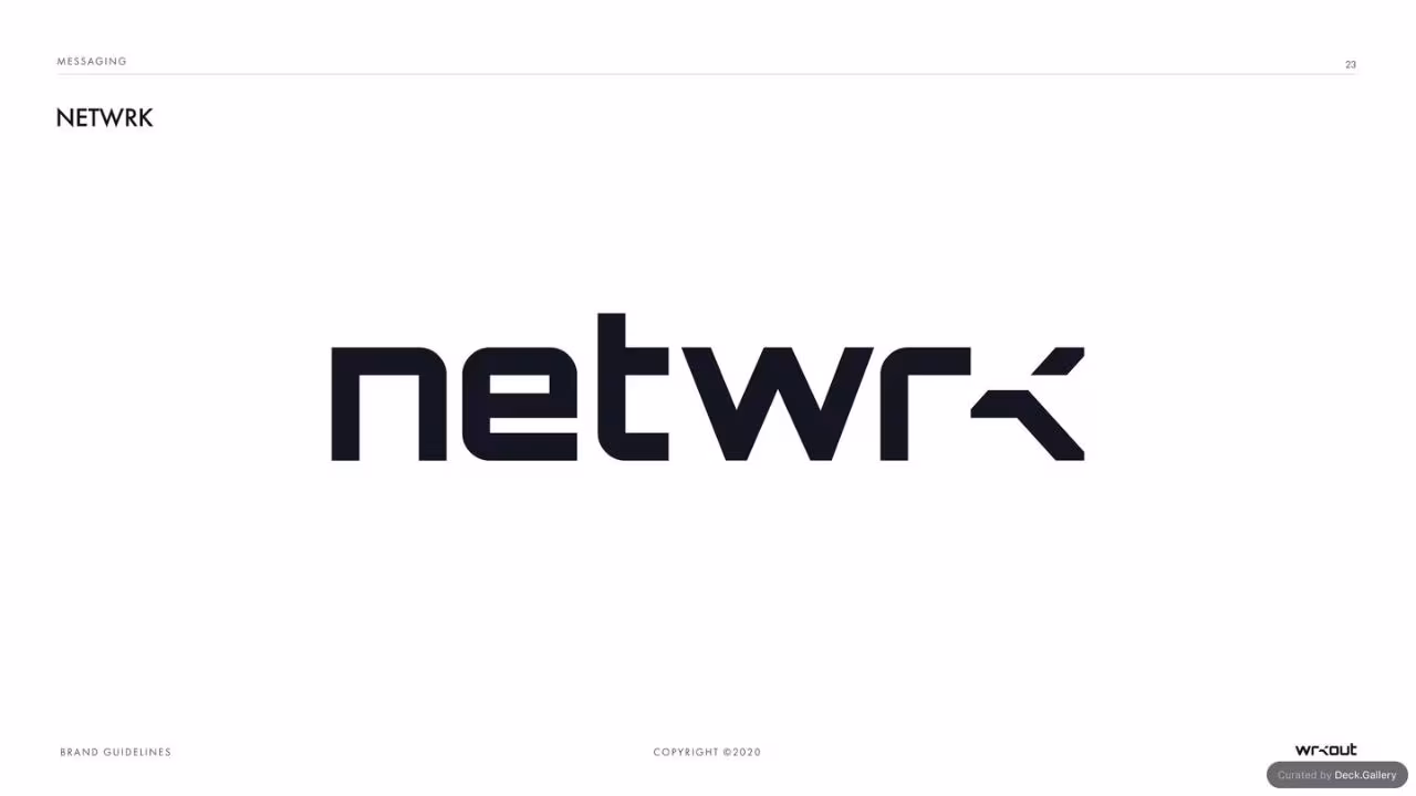 WRKOUT Brand Guidelines 2020, slide 23