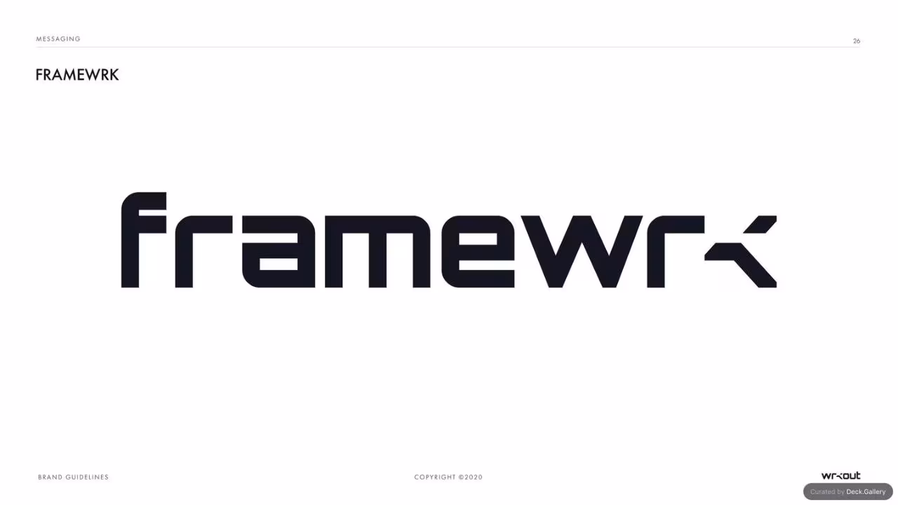 WRKOUT Brand Guidelines 2020, slide 26