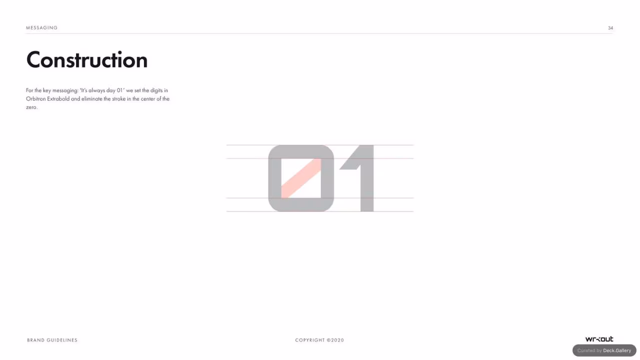 WRKOUT Brand Guidelines 2020, slide 34