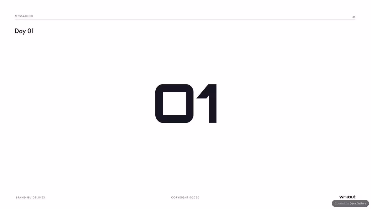 WRKOUT Brand Guidelines 2020, slide 35